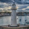 View across Donaghadee Harbour from lighthouse